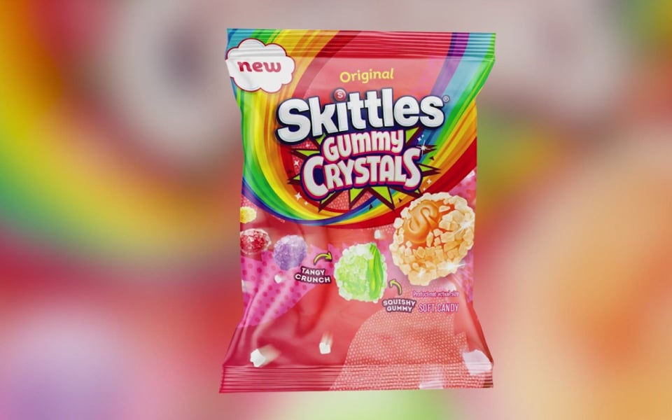 Skittles Gummy Crystals