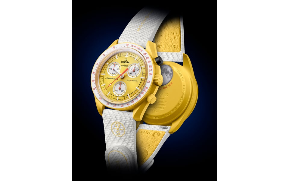 Swatch Omega MoonSwatch Mission to the Sun Solar Eclipse SSX01J100
