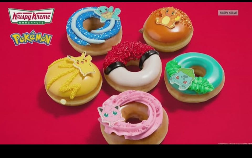 Krispy Kreme Pokemon 30th Anniversary Acrylic Cup