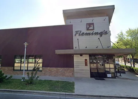 Exterior of Fleming’s Austin — The Domain